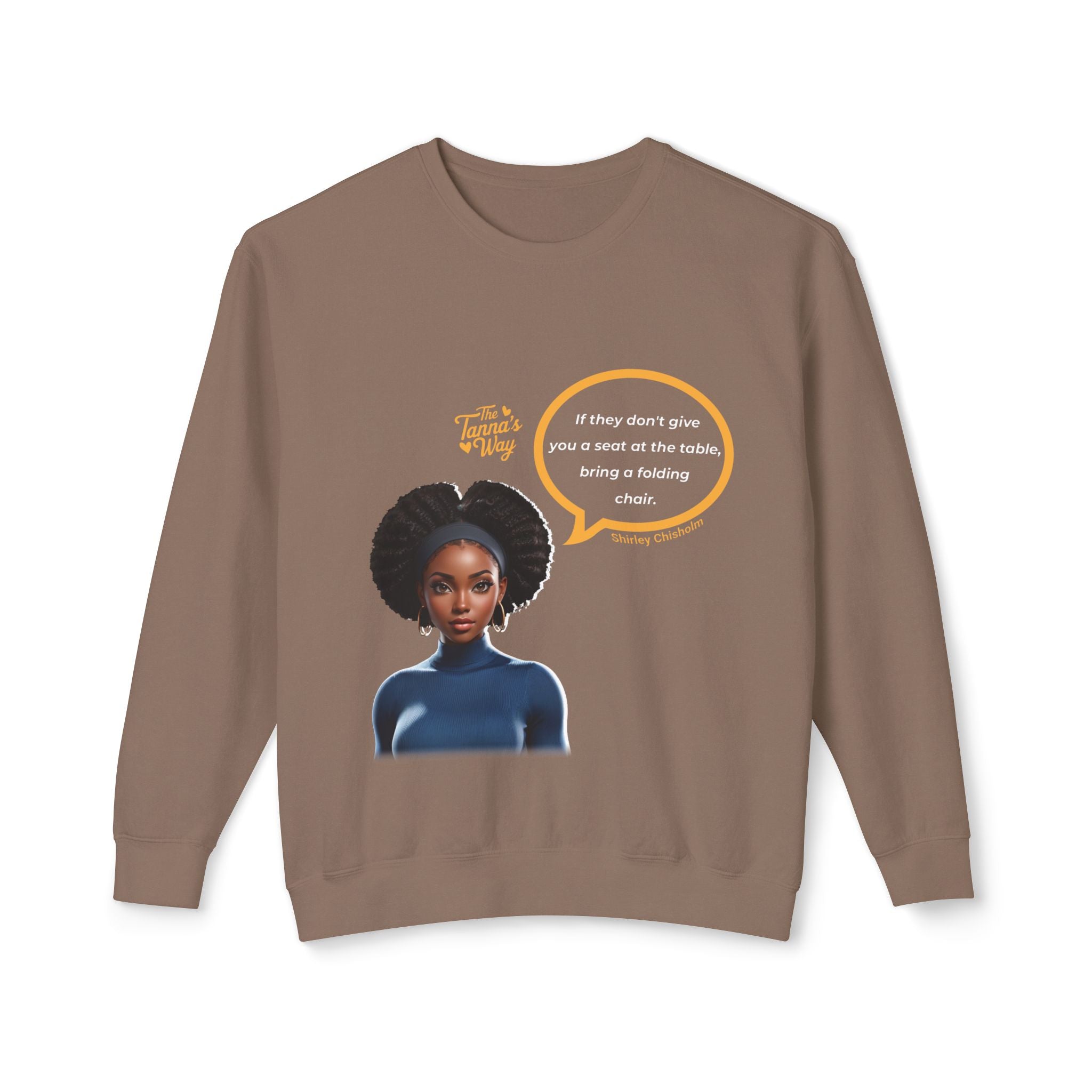 Shirley Chisholm 2  | Unisex Lightweight Crewneck Sweatshirt